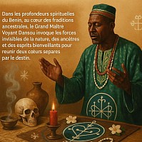 Spécialiste des cultes occultes et guide spirituel Sorcier Voyant DANSOU Logo